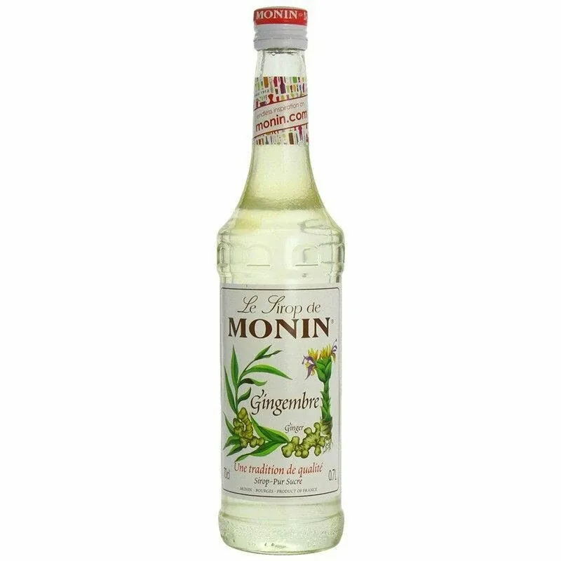 Flaska med ingefärssirap på 70 cl