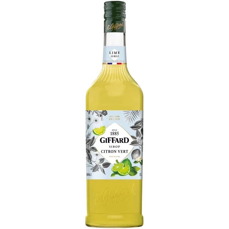 Flaska med limesirap på 100 cl