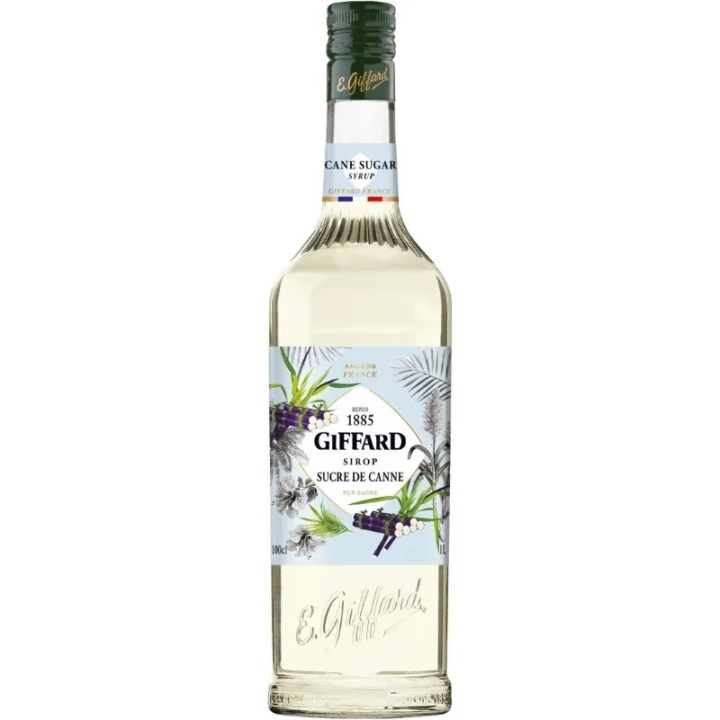 Flaska med neutral rörsockersirap på 100 cl