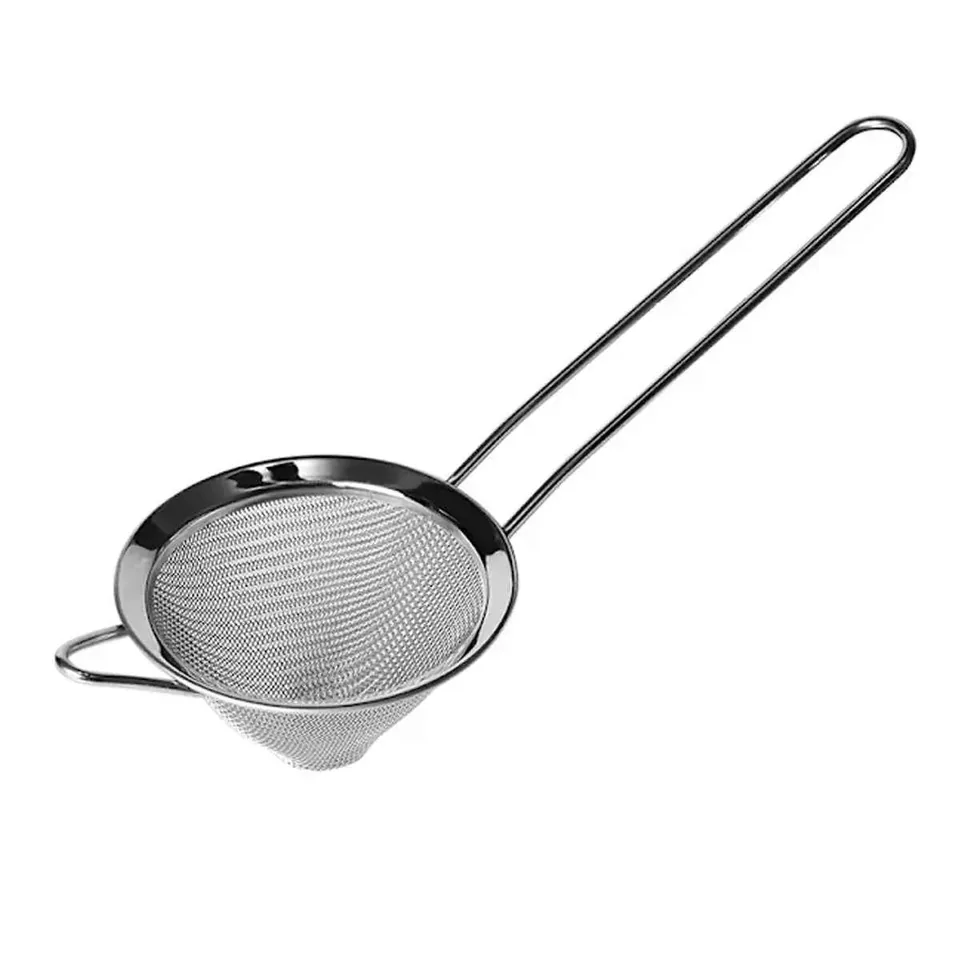 Finmaskig cocktailsil i rostfritt stål