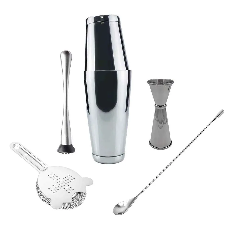 Mindre cocktailkit med shaker och grundverktyg