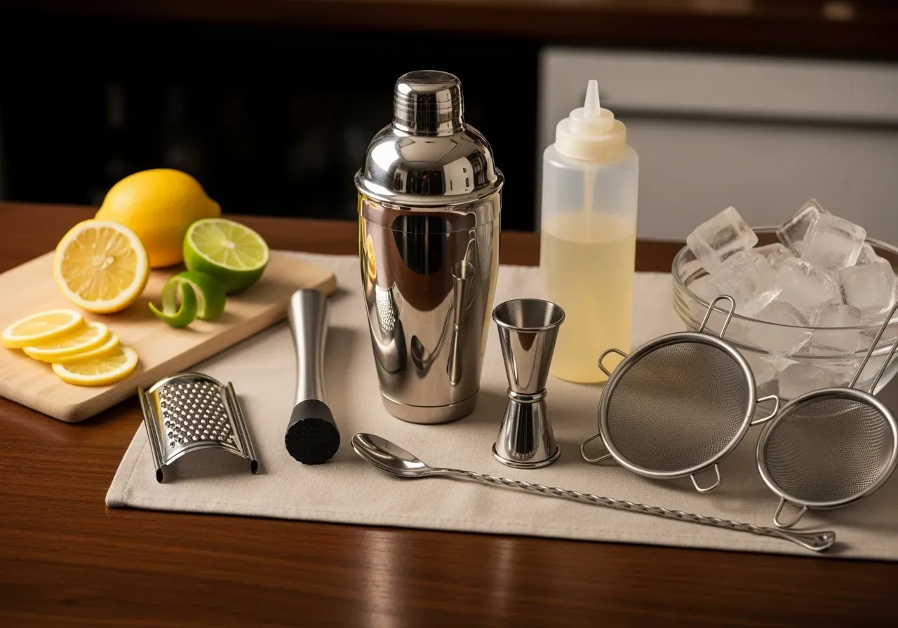 Barverktyg för blandning och garnityr