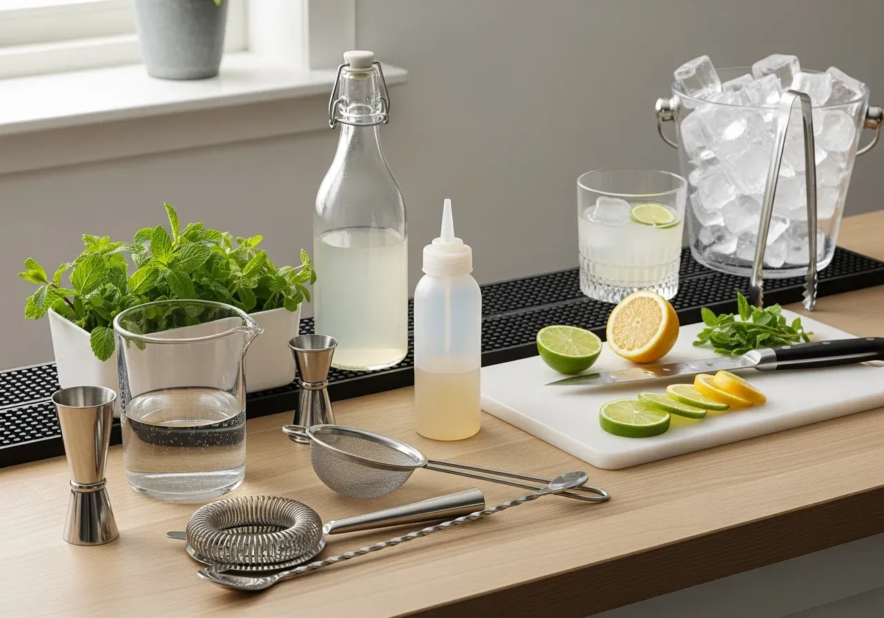 Nybörjarkit för drinkar hemma