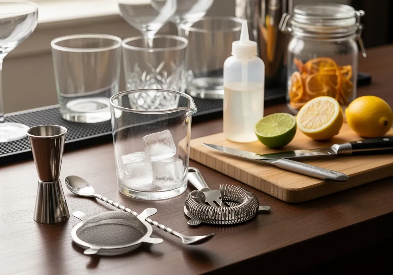 Enkla drinkar med passionsfruktssirap