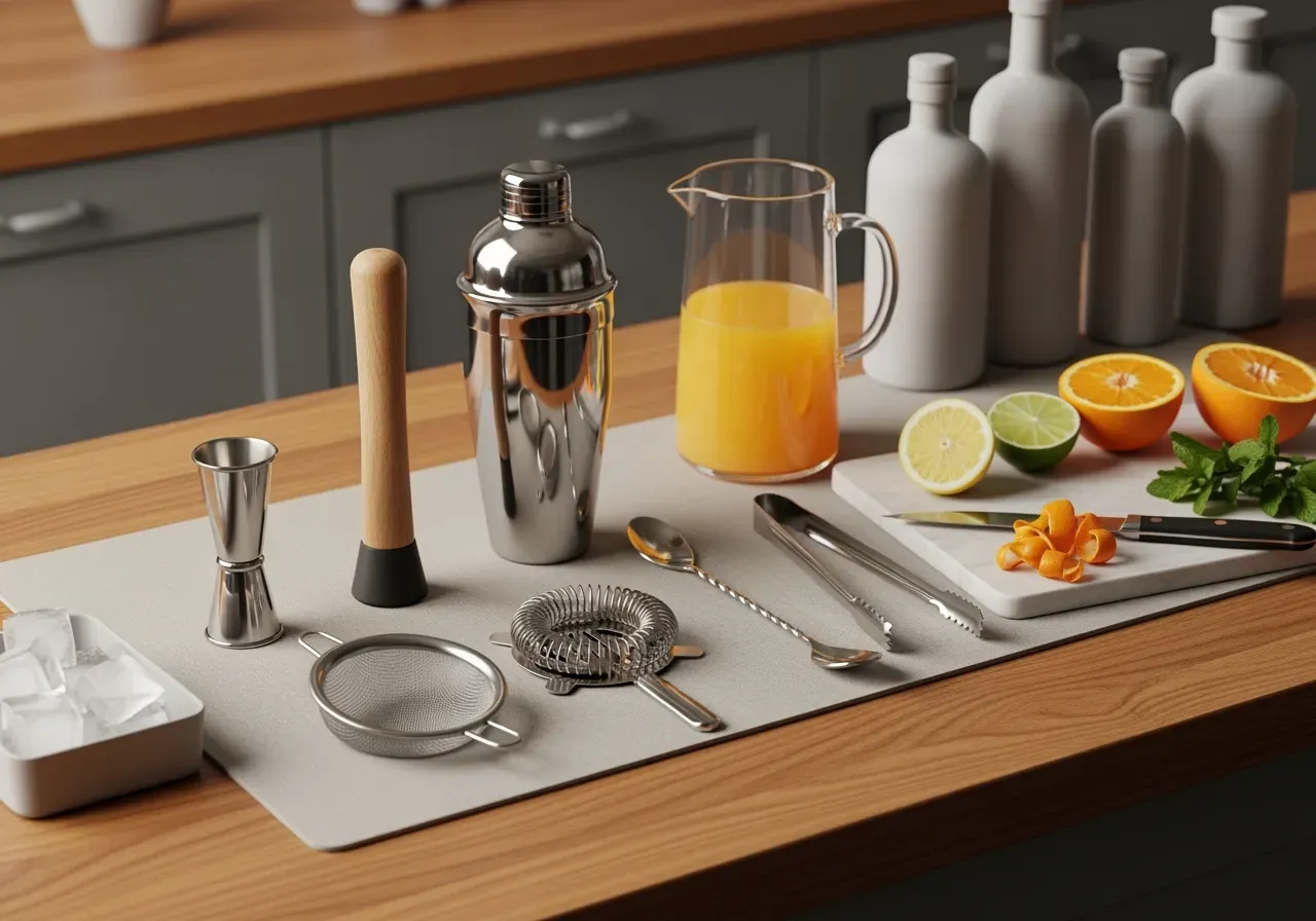 Gin och tonic glas och smaksättning