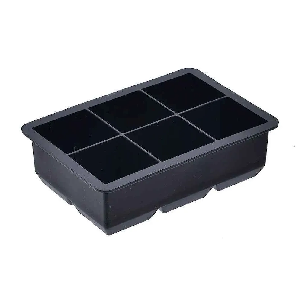 Isbitsformar med behållare – stora isbitar