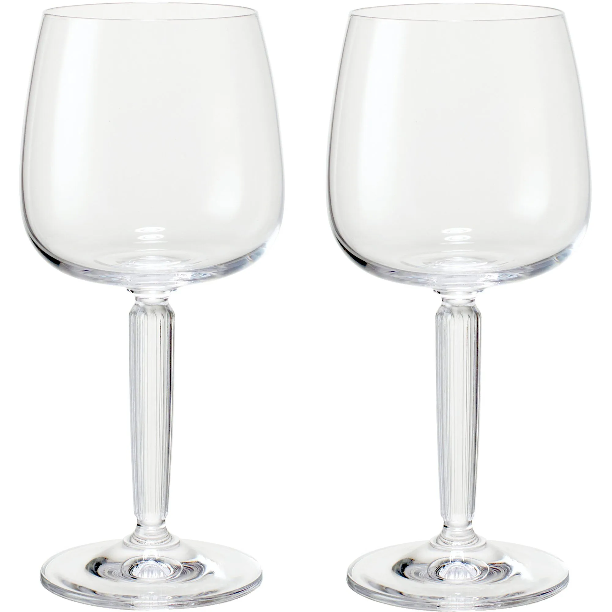 Kähler vitvinsglas, Ø 8,5 cm, 2 st, klar
